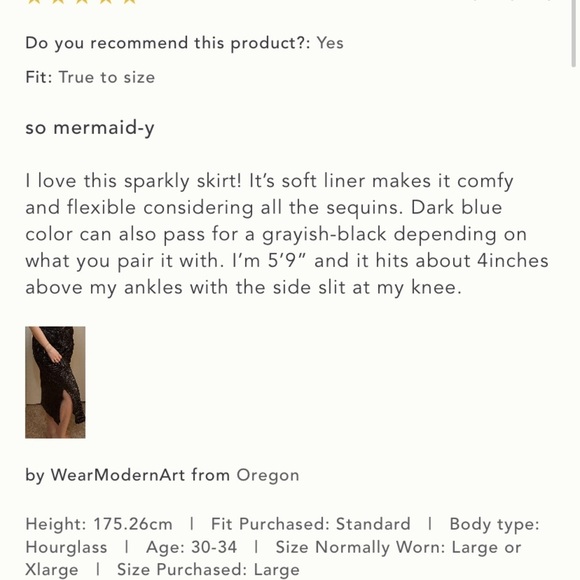 ANTHROPOLOGIE NWT Maeve Alicia Sequinned  Skirt  Size SP. - Picture 8 of 15